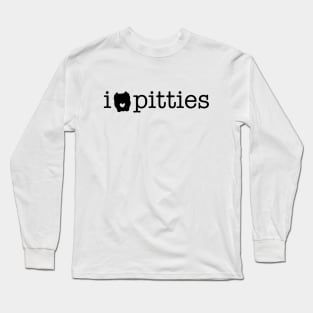 I Heart Pitties Long Sleeve T-Shirt